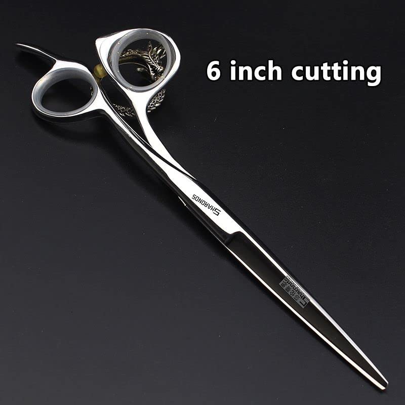 Professional 5.5/6/6.5 Inch Hairdresser Scissors Salon Hairdresser Scissors Japan Stainless Steel Scissors (6 inches cut) - Image 3