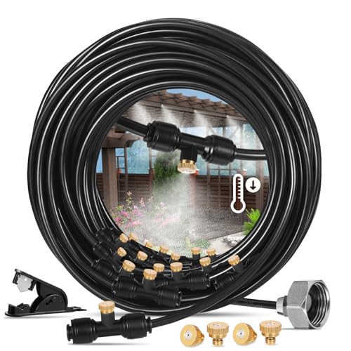 BYDREM Misting Cooling System, Misters for Outside Patio, 66FT (20M)