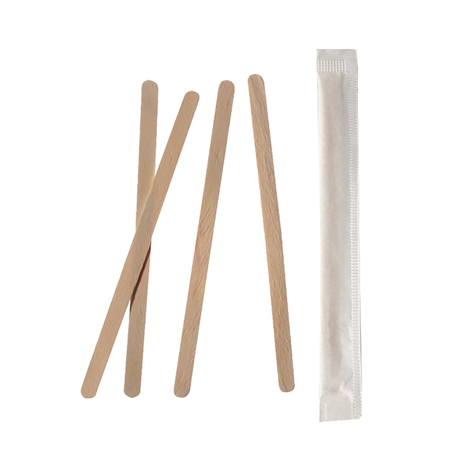 PAPSTAR 10000 - Varillas para batir (Madera, 14 x 6 mm)