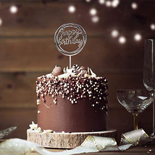 Topper de gâteau d'anniversaire pour décorer vos pâtisseries de fête en famille