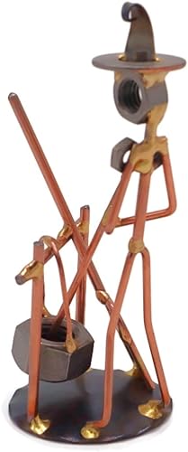 Miniatura 2 de Figura de arte de metal coleccionable hecha a mano, accesorios de escritorio, trofeo, regalo de jefe, decoración de oficina en casa, figuras