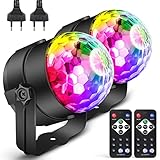 【Breite Anwendung】Dieses DJ-Licht mit EU-Stecker, Spannung AC220V, kann direkt in Europa verwendet werden,Die LED Discolampe sind ideal, um eine perfekte Stimmung auf Partys oder ein perfektes Geschenk für Kinder zu schaffen. Geeignet für Geburtstagsfeiern, Kinderparty, Familienfeiern, Disco-Partys, Tanzpartys, Hochzeiten, Urlaub, Weihnachten, Bars, Autos oder sogar beim Camping.r einer anderen glatten Oberfläche befestigen. Sie können es auch direkt auf den Tisch oder den Boden stellen, damit das schöne Lichtmuster auf die Wand projiziert werden kann.Mit der Fernbedienung können Sie die Farben, den Lichtmodus und die Drehgeschwindigkeit bestimmen.