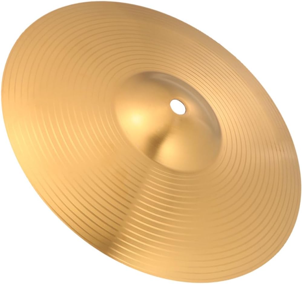 GLEAVI 12-inch Jazz Drum Cymbal Metal Hi-hat Part for Drum Kit Hi-hat Post Accessory Compatible with Sets Sturdy Percussion Component and Music Performance