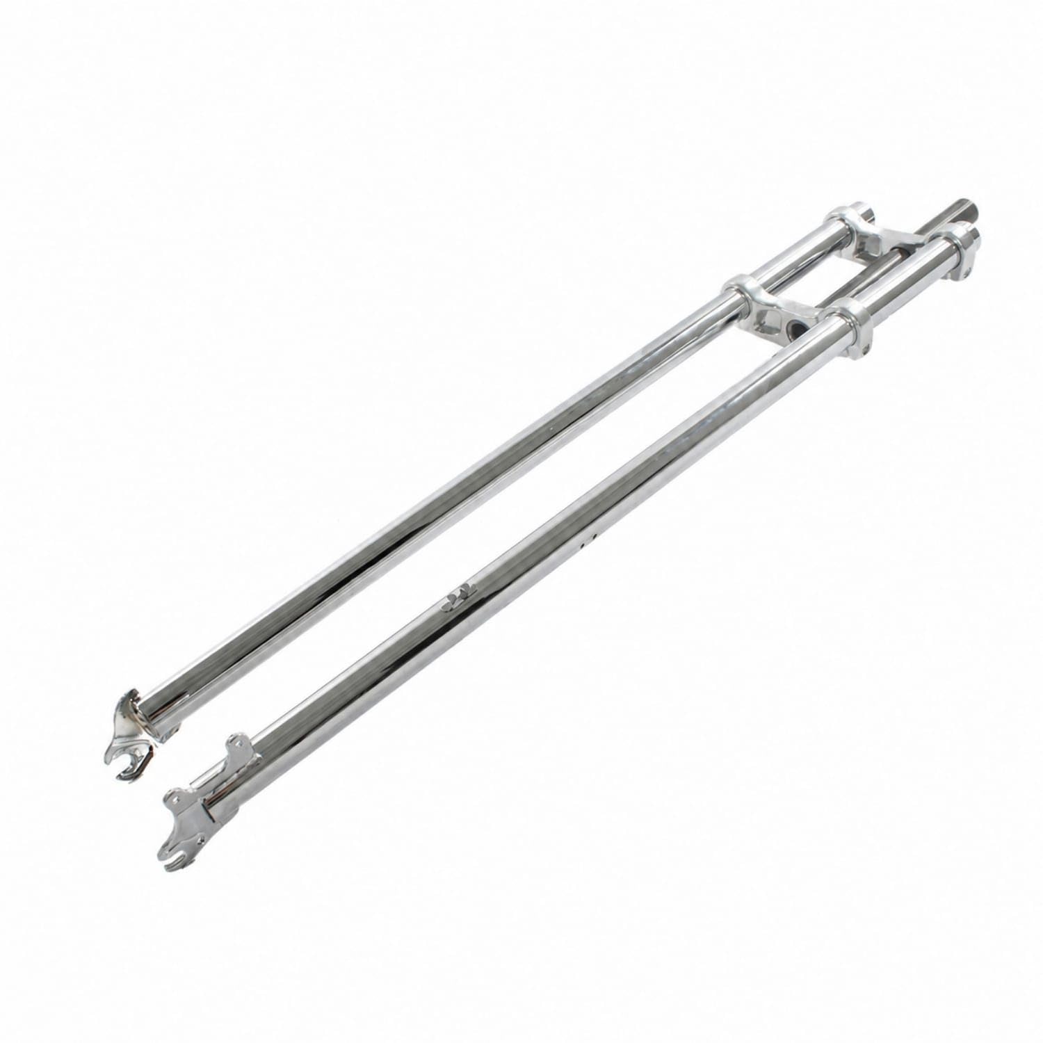 Chrome-Plated Cycle Front Fork with Twin-Leg Design Extra-Long Chopper Fork Straight Vintage for Hobbyists, Custom Cruiser Builds, 84CM|Forks|Sporting Goods-image-17