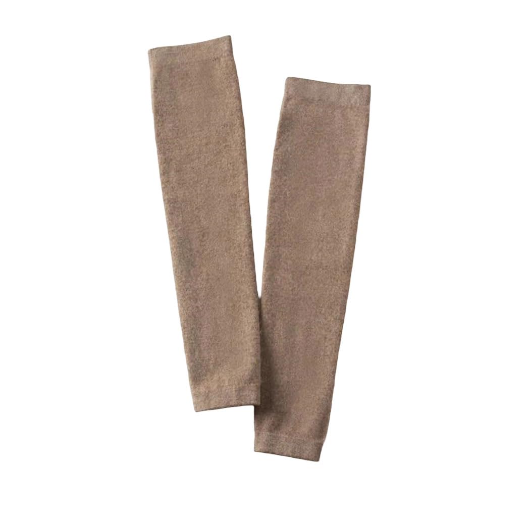 Womens 100 Cashmere Leg Warmers Winter Knit Warm Soft Boot Gaiter High Knee Sleeve Boot Topper Stocking