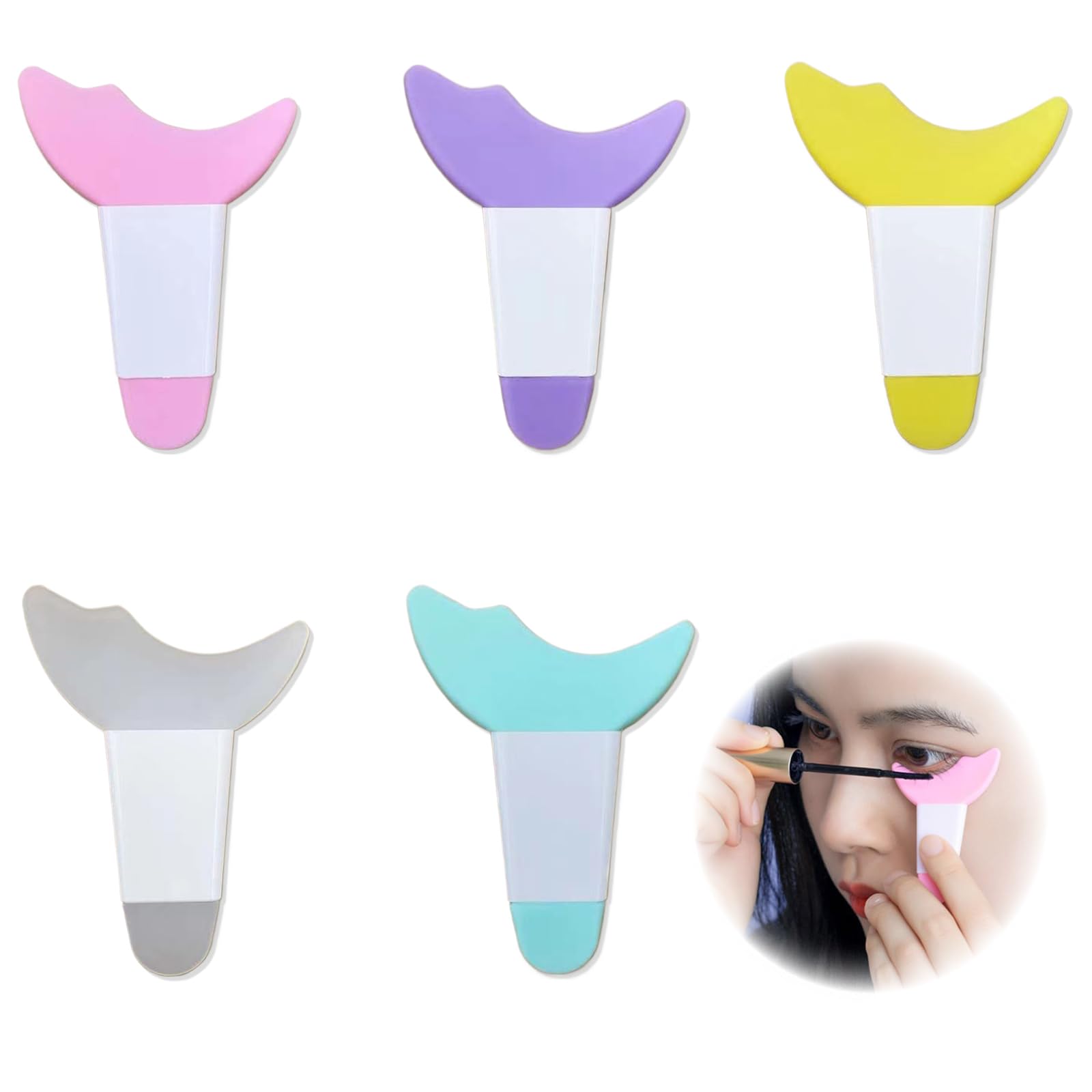 Amazon.co.jp: MAEXUS マスカラガード アイメイクエイド (5個セット) 5