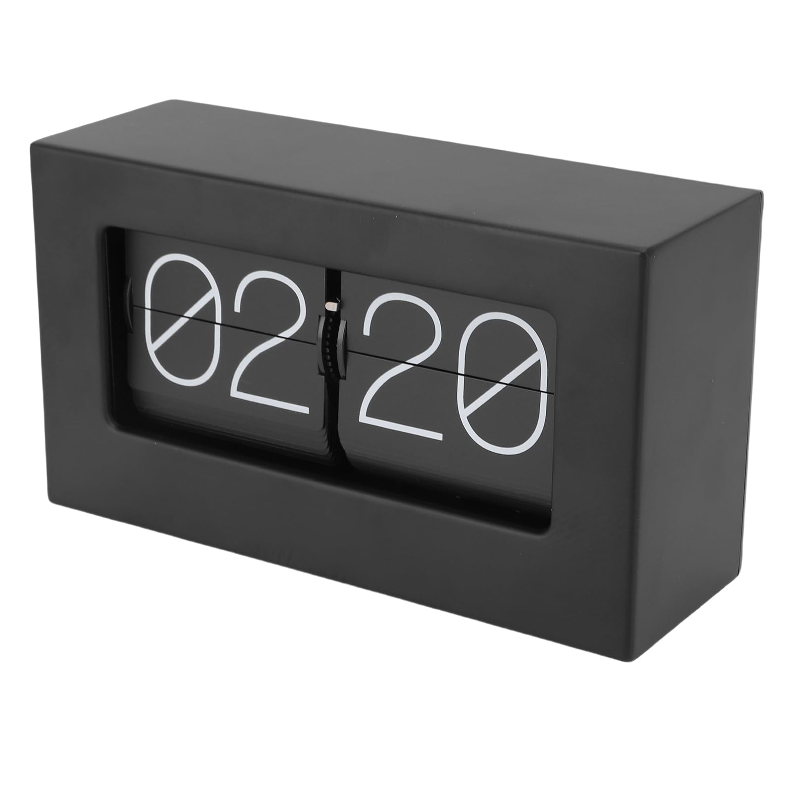 Domary Mechanical Flip Desk Clock in Retro Minimalist Style for Living