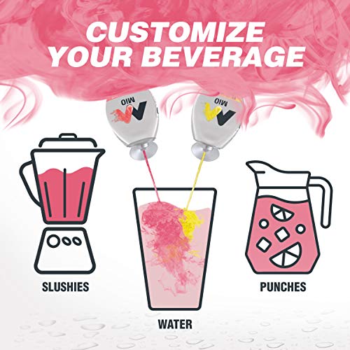 Image of MiO Watermelon Lemonade Naturally Flavored Liquid Water Enhancer (12 ct Pack, 1.62 fl oz Bottles)
