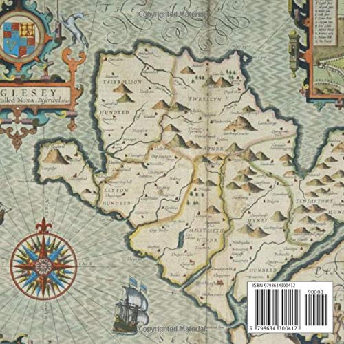 scrapbook antique paper 40 sheet 4 design: old vintage map for scrapbooking & aged pattern for origami - kirigami - decoupage paper - collage art - card making & invitation