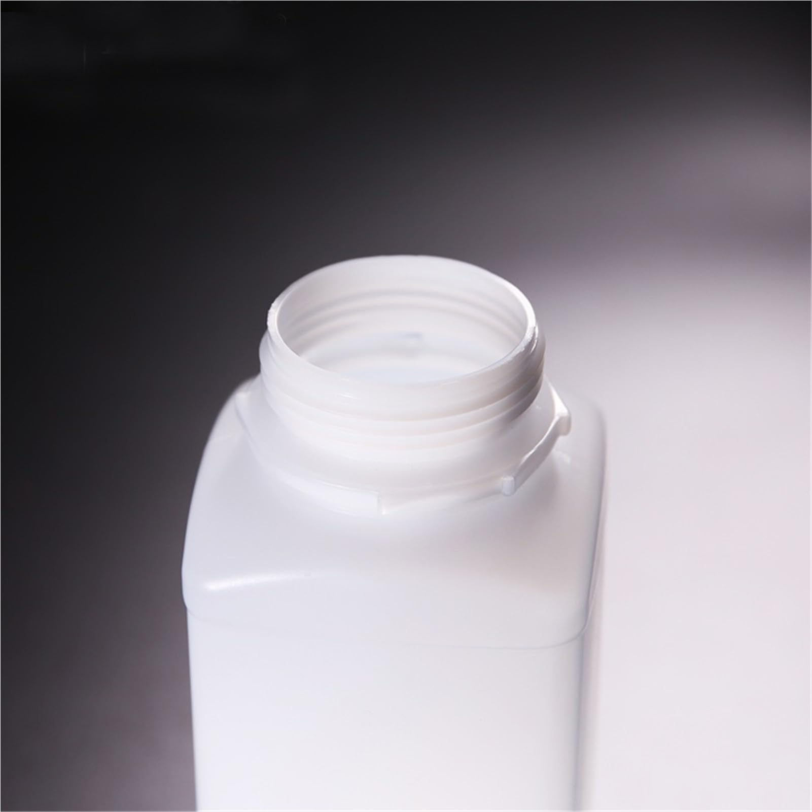 Flacon de réactif de Laboratoire, Flacon de réactif carré en Plastique à Bouchon Bleu Svample Vial(500mL 6 Pieces)