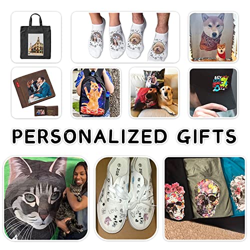 Custom Dtf Transfer Prints, Diy Heat Transfer Logo Image For Clothing Dtf Film Iron On Your Logo Text Name Design Personalized Hoodie T-Shirt Jean Jacket, Team Uniform Customization( 11*8.5Inch) #TOP4