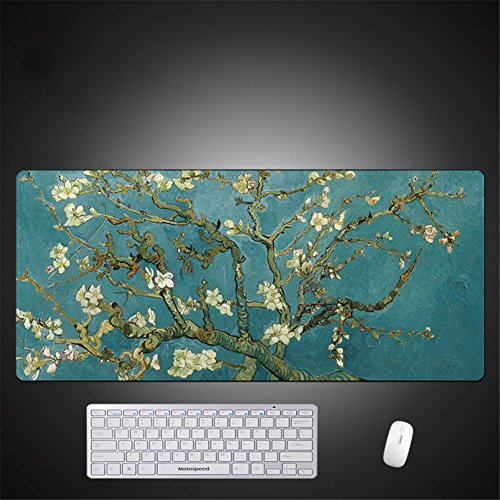 LL-COEUR XXL Gaming Alfombrilla de Ratón Computer Escritorio Paisaje Mouse Pad (900 x 400 x 3 mm, Color 7)