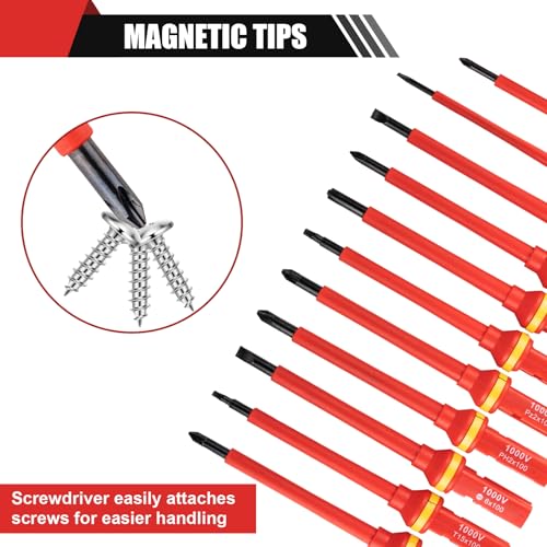 Devvicoo 13PCS S2 Steel Screwdriver Set