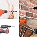 KAHEIGN Juego de 10 brocas para taladro, apto para diferentes materiales, como...