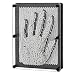 Hsxfl Classic 3D Metal Pin Art Toy - 8in x 6in 3D Large Size Pin Art Board for Kids or Adults(Silver)