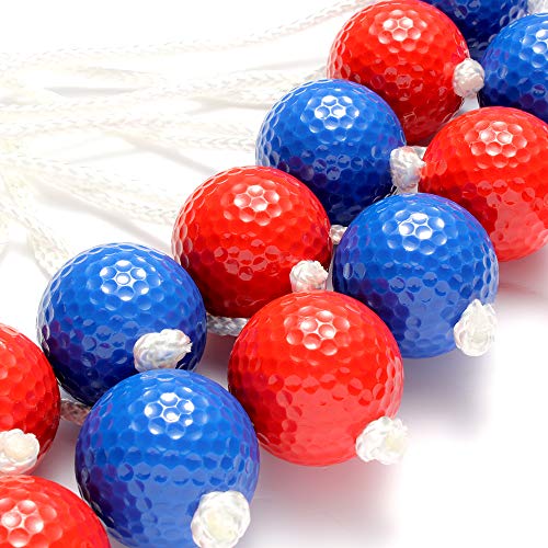 VLUB Ladder Ball Ladder Balls Ladder Ball Game Ladder Ball Quality Replacement Lawn Garden Outdoor Throwing Game Made of Real Golf 6 Pack
