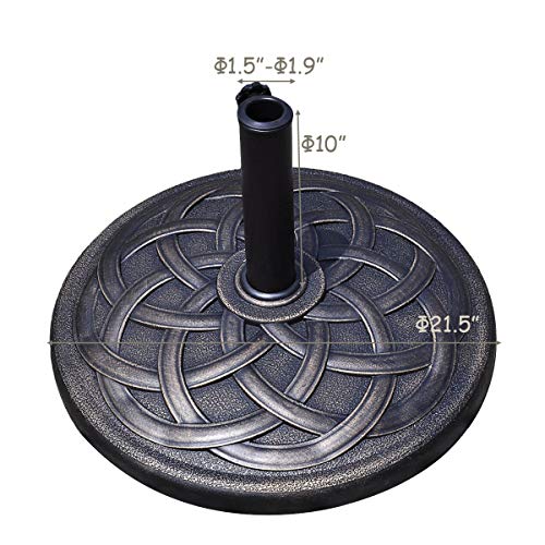 Giantex 43Lbs Patio Market Umbrella Base, Heavy Duty Outdoor Stand thumb #6