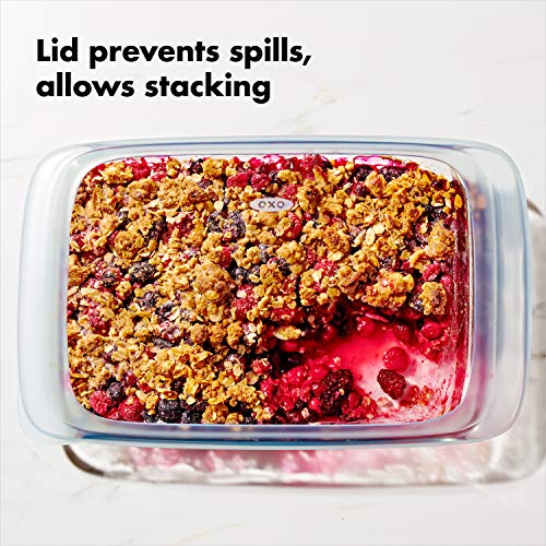OXO Good Grips Freezer-to-Oven Safe 3 Qt Glass Baking Dish with Lid, 9 x 13 by OXO - Image 6