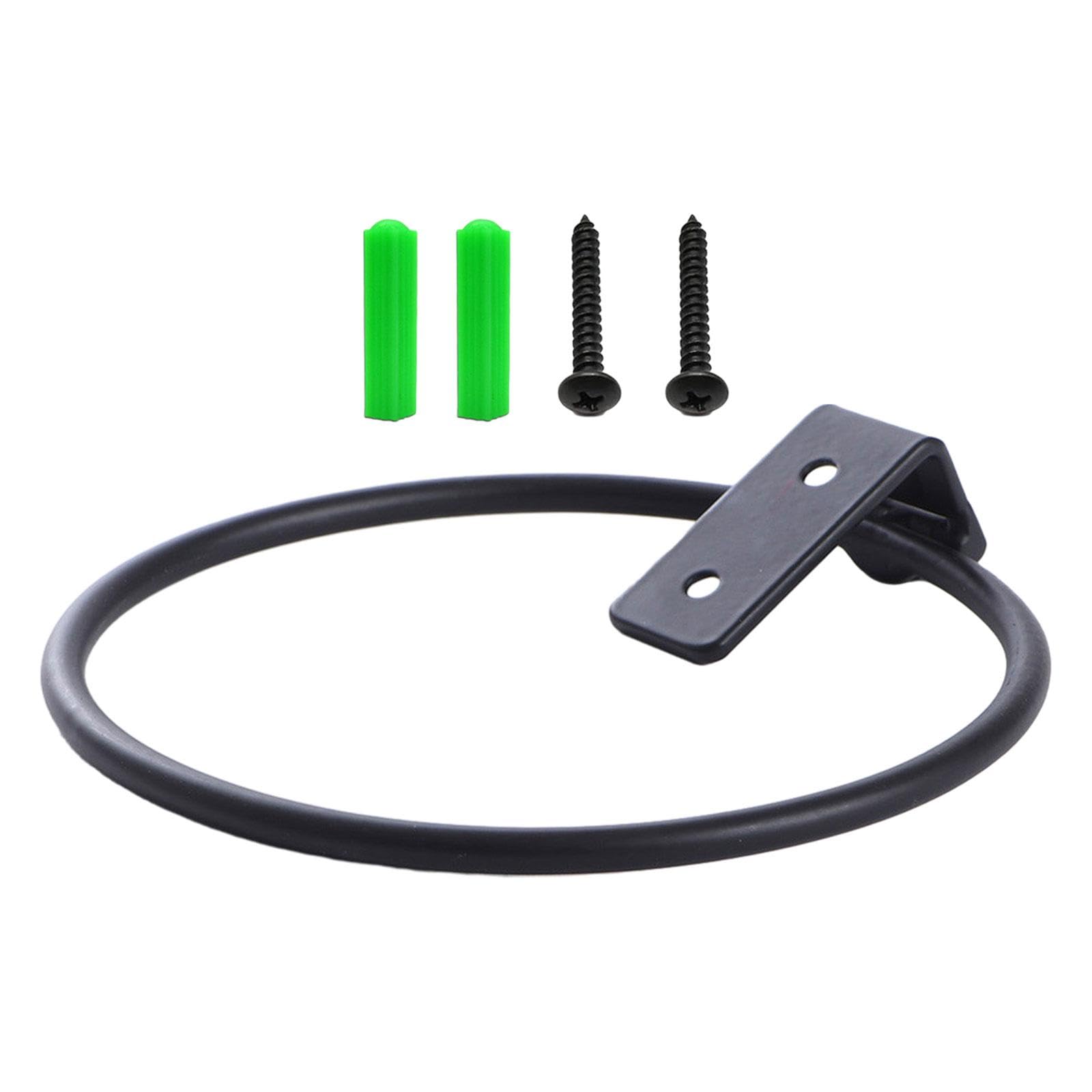 MERISHOPP Wall Mounted Wall Bracket Outdoor Hanigng Planter Rings for Garden Yard Wall 5inch-image-39