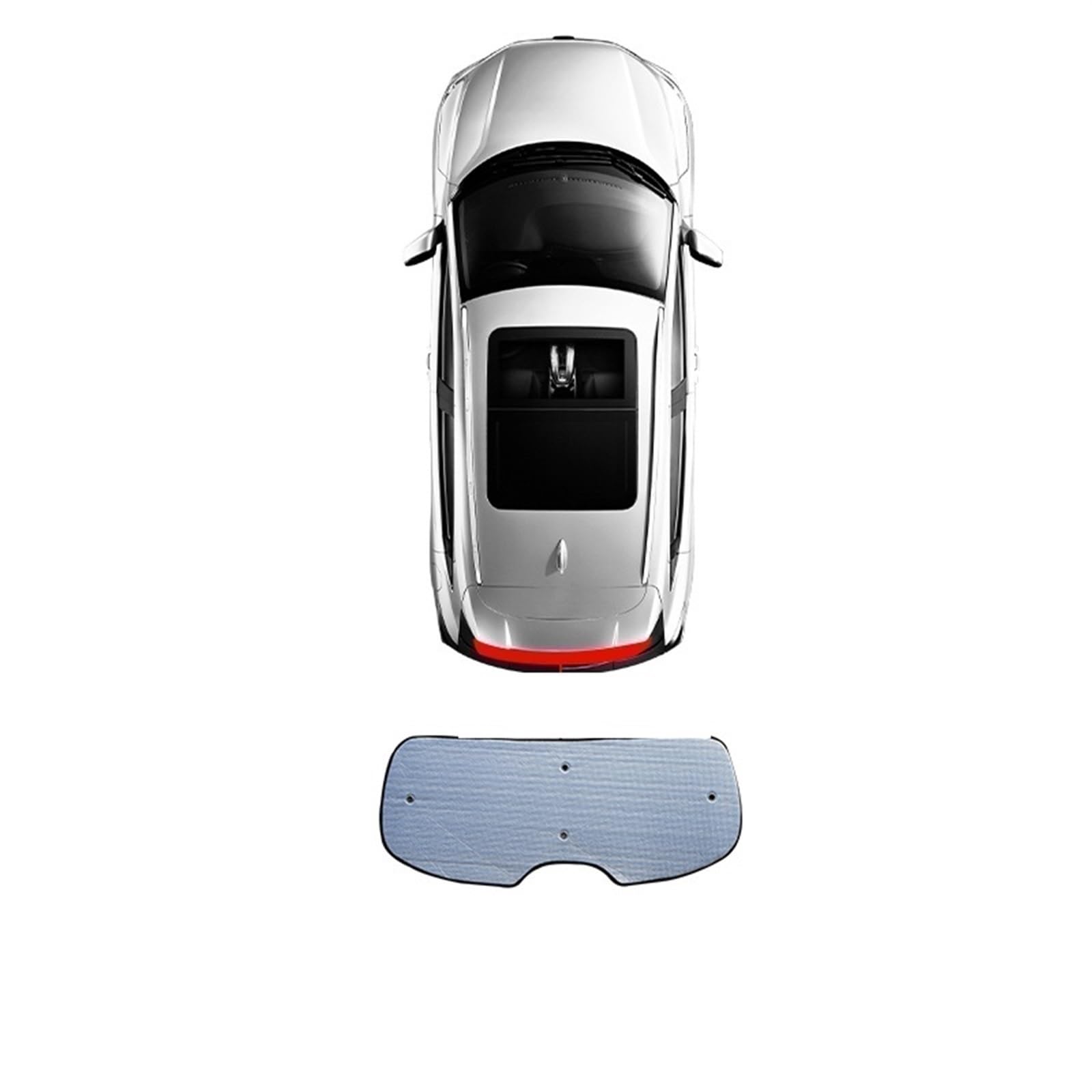 Protector Solar Coche Para Chery Para Omoda 5 2022 2023 Parasol Coche Protección UV Cortina Parasol Visera Cubierta Parabrisas Delantero Accesorio Protección Privacidad Parasol Para Parabrisas Coche(R