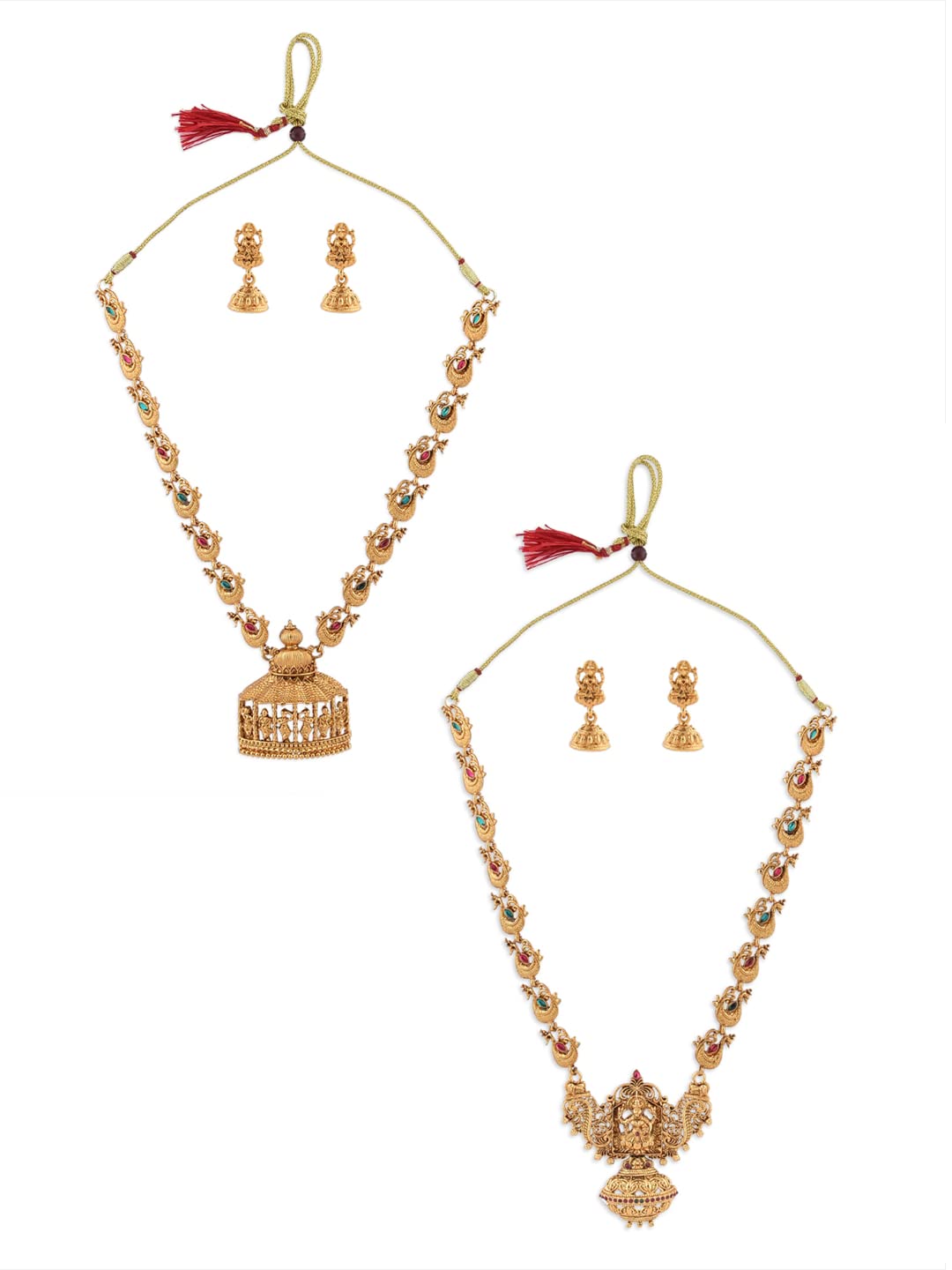 See full amazon price history chart for ZAVERI PEARLS Combo of 2 Adorable Temple Necklace set For Women-ZPFK9064 ZAVERI PEARLS Combo of 2 Adorable Temple Necklace set For Women-ZPFK9064 (B07X2WVKYJ) Amazon Price History, Amazon Price Tracker