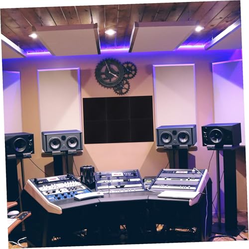 5PCS Paneles acústicos de fieltro para insonorización para estudio en casa KTV y salas de música. Alta densidad para absorción de ruido y decoración de paredes miniatura 7