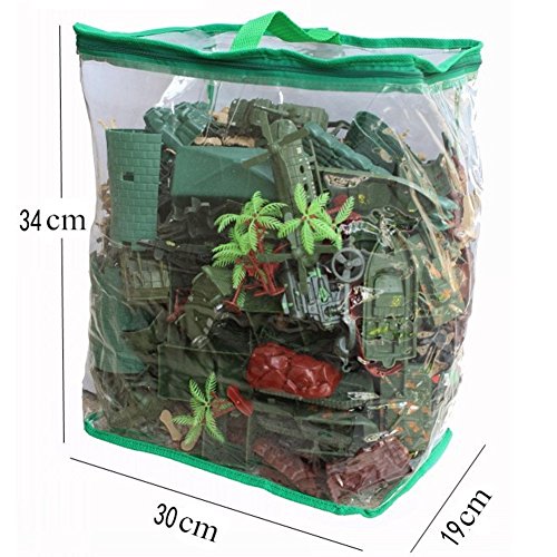 image for 610pcs 5CM Nostalgic Military Soldier Figure Playset Kids Toys, Green 