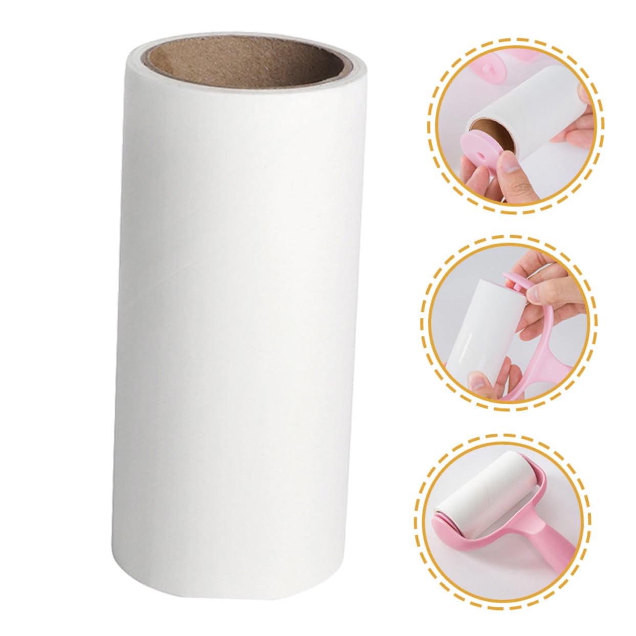 WOONEKY 16pezzi Ricariche per Levapelucchi Adesivo Rimuovi e Lanugine per Domestici Facile e Resistente Multi- e Portatile