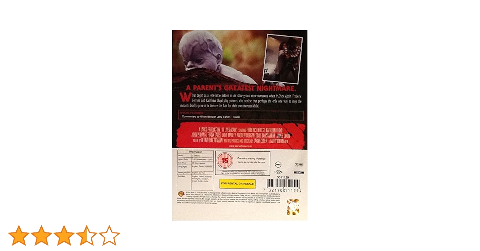 (未使用･未開封品)Britain in 'Colour' In the 1930s [DVD] It's Alive 2: It Lives Again (DVD) (1978): Amazon.co.uk: DVD