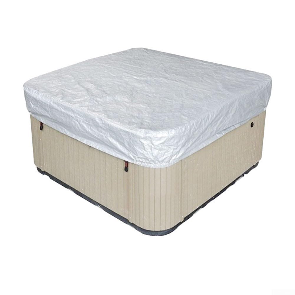 Thermal Tub Cover, 210D Oxford Cloth Waterproof Thermal Insulation Spa Cover Replacement Protector for Swimming Pools(231x231x30 cm)