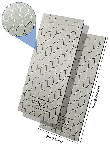Diamant-Schleifstein Kalolary im 2er Set, Körnung 600/1200
