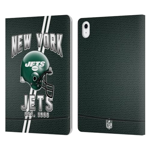 Étui New York Jets iPad Air 11 en cuir Head Case Designs compatible modèles 2020-2025