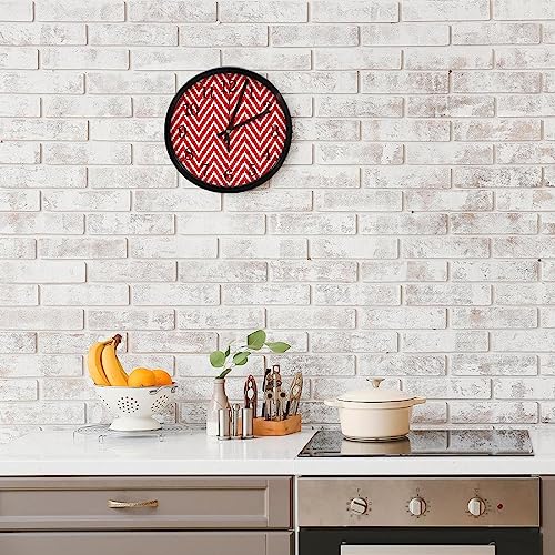 Horloge murale à quartz sans tic-tac pour le sommeil de l'enfant - 8