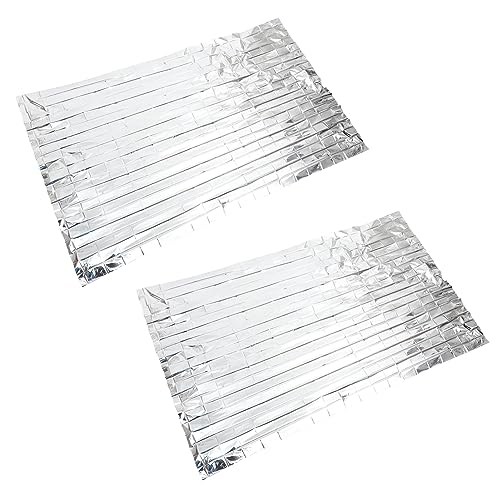 VICASKY Heat Reflective Blanket Blanket PET Metallized Film Foldable Waterproof Thermal Insulated Emergency Equipment for Camping and Natural Disaster