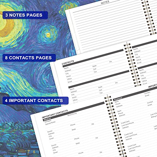 2023-2025 Monthly Planner/Calendar - Two Years Monthly Planner 2023-2025, July 2023 - June 2025, 9" × 11", 24 Months Planner, Monthly Tabs & Holidays & Note Pages & Double-Side Pocket &Twin-Wire Binding #TOP4