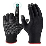 Gym Workouts Full Hand Gloves for Men Summer Bike Riding, Anti-Sweat Breathable for Gym/Hiking/Cycling/Travelling/Camping/PUBG & Freee Fiiree, Full Finger Gloves-Multipurpose Use