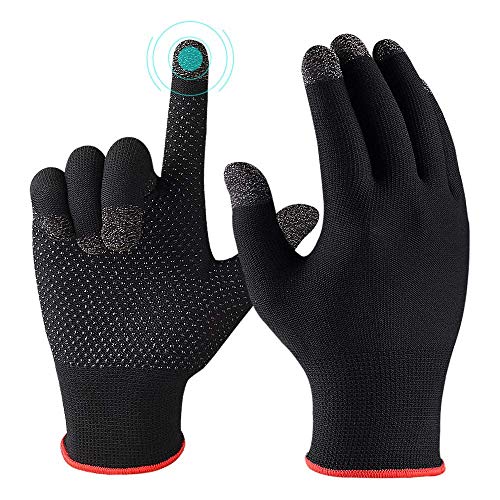 Image of Gym Workouts Full Hand Gloves for Men Summer Bike Riding, Anti-Sweat Breathable for Gym /Hiking /Cycling /Travelling /Camping /PUBG & Freee Fiiree, Full Finger Gloves-Multipurpose Use