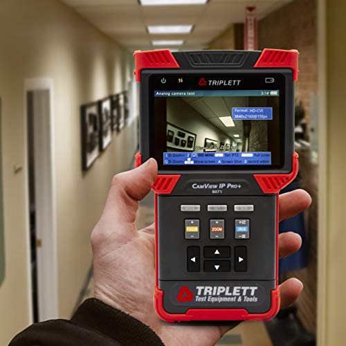 Image of Triplett 8071 CamView IP Pro+ CCTV Camera Tester with Built-in DHCP Server - IP, NTSC /PAL, AHD, TVI