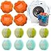 12 Pièces Boule de Lavage Machine a Laver, Réutilisable Boule Anti Poils Machine a Laver, Pour Nettoyer Les Poils d'animaux Débris Coto