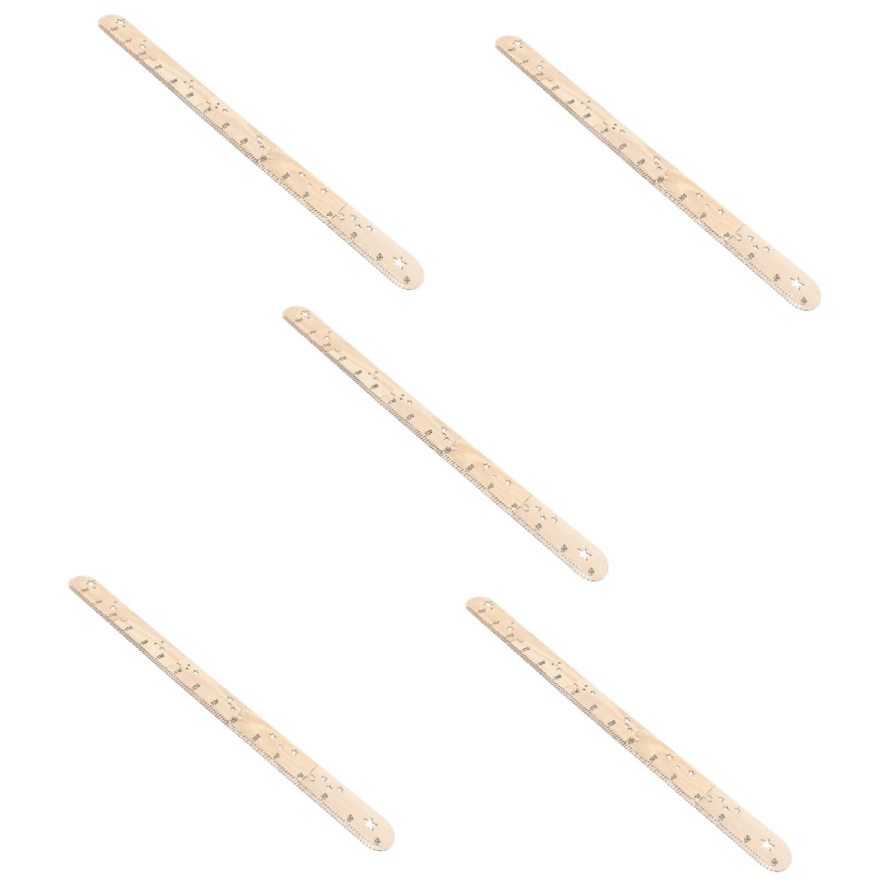 Cabilock 5 Sätze Höhenlineal Spielzimmer- Wandtafel Für Kindergröße Wachstumstabelle Für Kinder Höhenmessung Wandlineal Mit Einfachem Design Wachstum Diagramm Höhe Wandlineal Hölzern