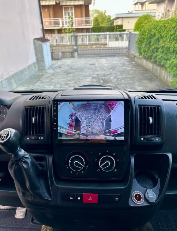 Schermo Auto Ducato 2007-2015 Android Auto CarPlay 8Core Android 13 Autoradio per FIAT Ducato/Peugeot Boxer/Citroen Jumper Navigatore,Stereo 2 Din con Schermo da 9 Pollici con Bluetooth