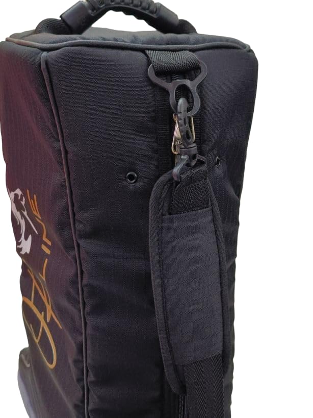 Sac à bottes d'équitation haut de gamme en tissu 600D bleu marine XL - 4