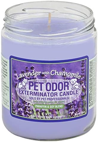 0 Pet Odor Exterminator Candle Lavender with Chamomile