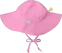 Vista 12 de Green Sprouts Baby Girls Brim Sun Protection Hat Blanco