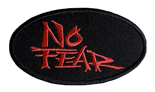 No Fear Logo Badge Iron Sew on Embroidered Patch