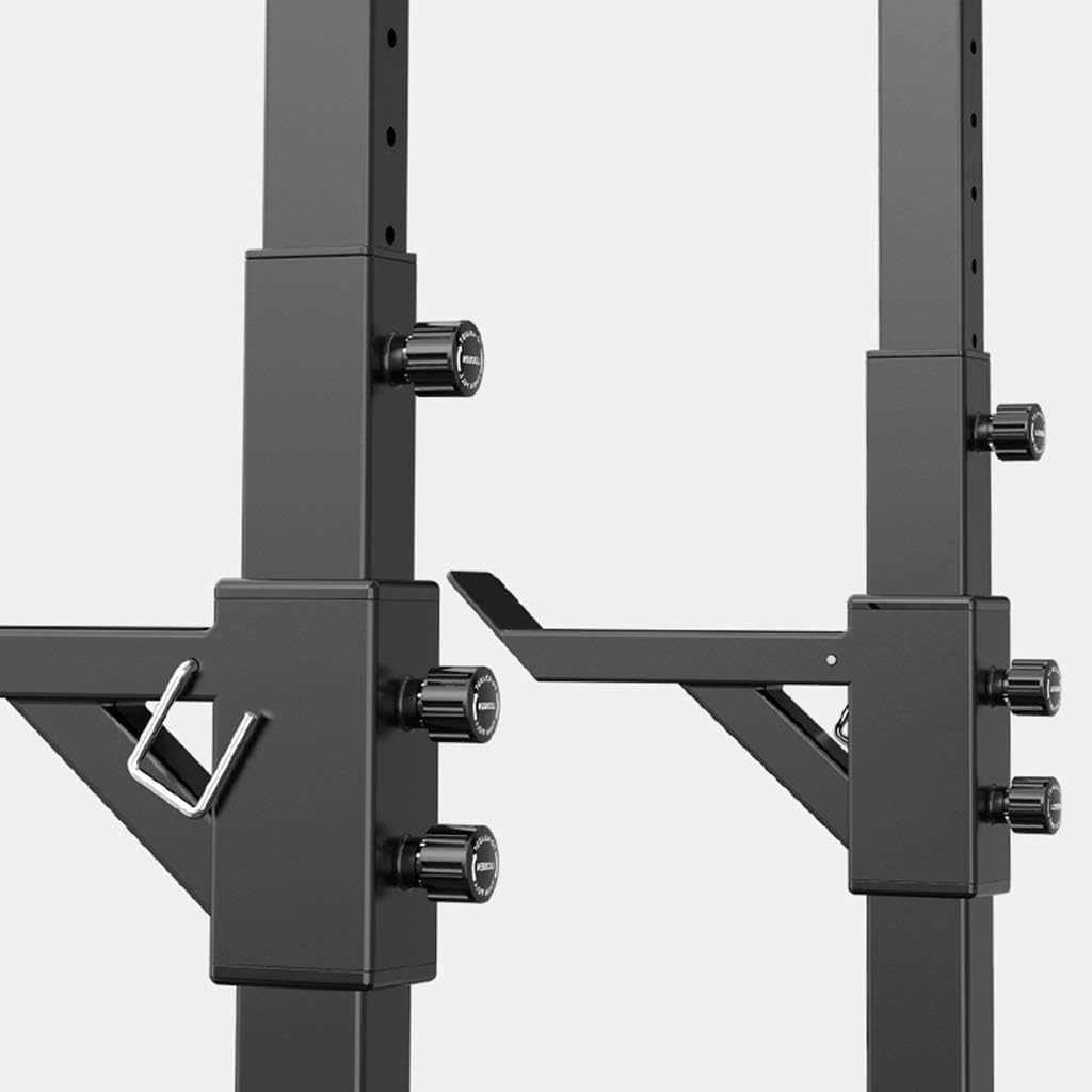 Adjustable Squat Rack Barbell Free Bench Press Power Tower Adjustable Weight Rack Gym Squat Barbell bar Power Stand | 6 Height Adjustable Bodybuilding Adjustable Squat Ra
