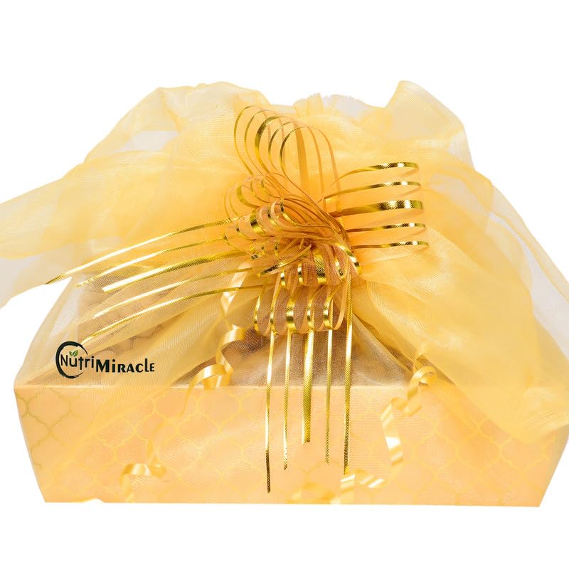Image of NUTRI MIRACLE New Year Gift Pack | Dry Fruits Hamper for Friends and Colleagues | Celebration Gift for Winter Parties