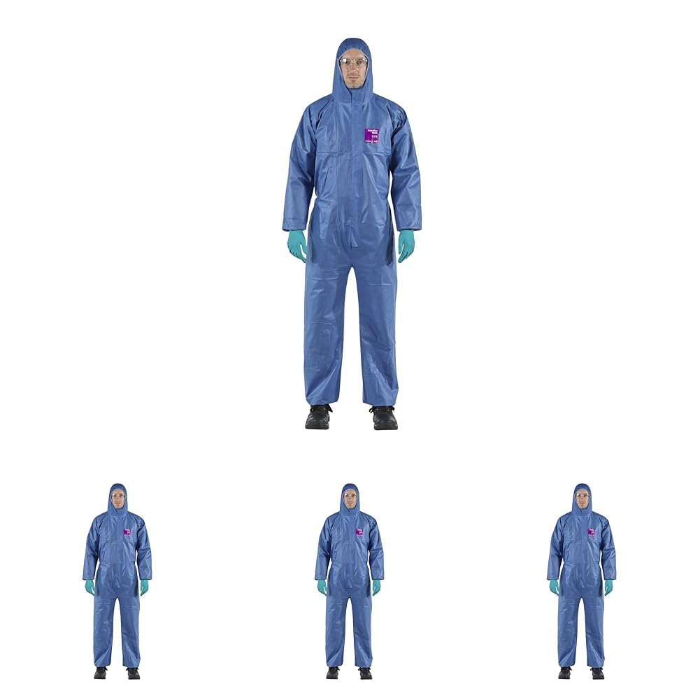 Ansell AlphaTec Bodysuit, Disposable Work Overall with Hood, Chemical Protection, Industrial Safety Workwear, Men Women (1 Unit) — view 4
