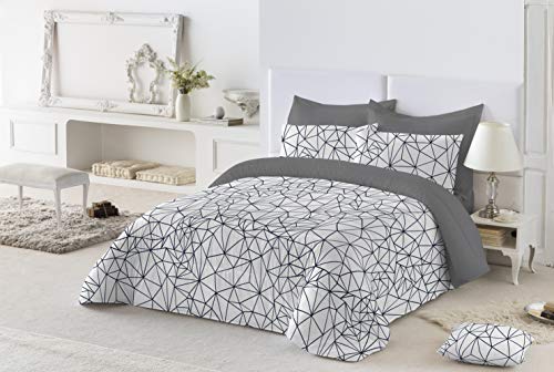 Dcasa On-Line Edredón Relleno Nórdico, Triangle, 135/150