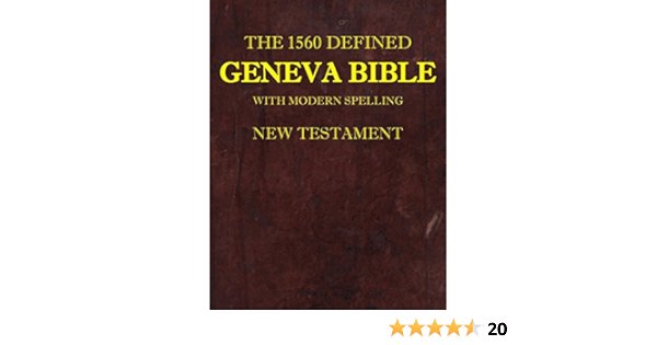 その他 ジュネーブ聖書 限定版 初版本復刻版 The Bible Geneva 1560